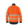 Blúza CXS HALIFAX, pánska, výstražná so sieťovinou, oranžovo-modrá
