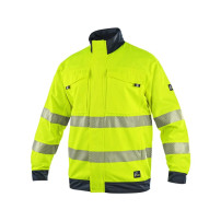 Blúza CXS HALIFAX, pánska, výstražná so sieťovinou, žlto-modrá