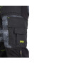 BENNON PREDATOR TROUSERS BLACK/GREY Pohodlné pánske strečové pracovné nohavice