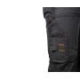 BENNON EREBOS BIBPANTS BLACK Strečové pracovné nohavice s trakmi