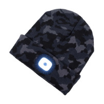 Zimná čiapka s LED svietlom ARDON BOAST, Camo čierna H6043
