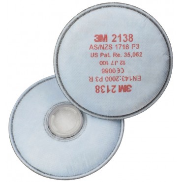 3M 2138 filter proti kvapalným a pevným časticiam s aktívnym uhlím, pár