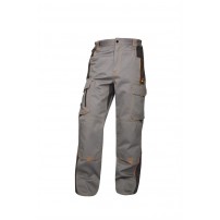 VISION 02 194 cm Nohavice do pása, sivo/oranžové