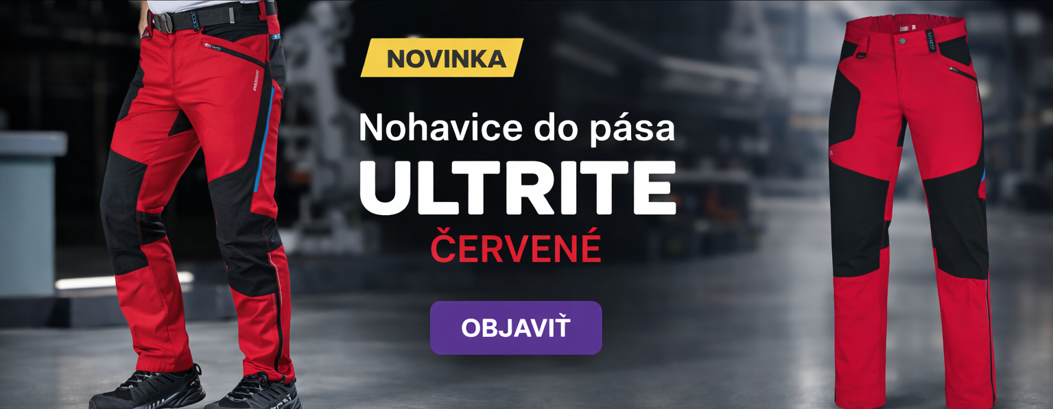 Nohavice do pása ARDON ULTRITE červené